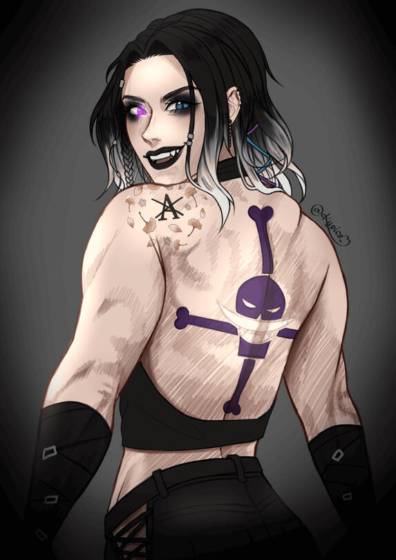 Halfbody Flat Color